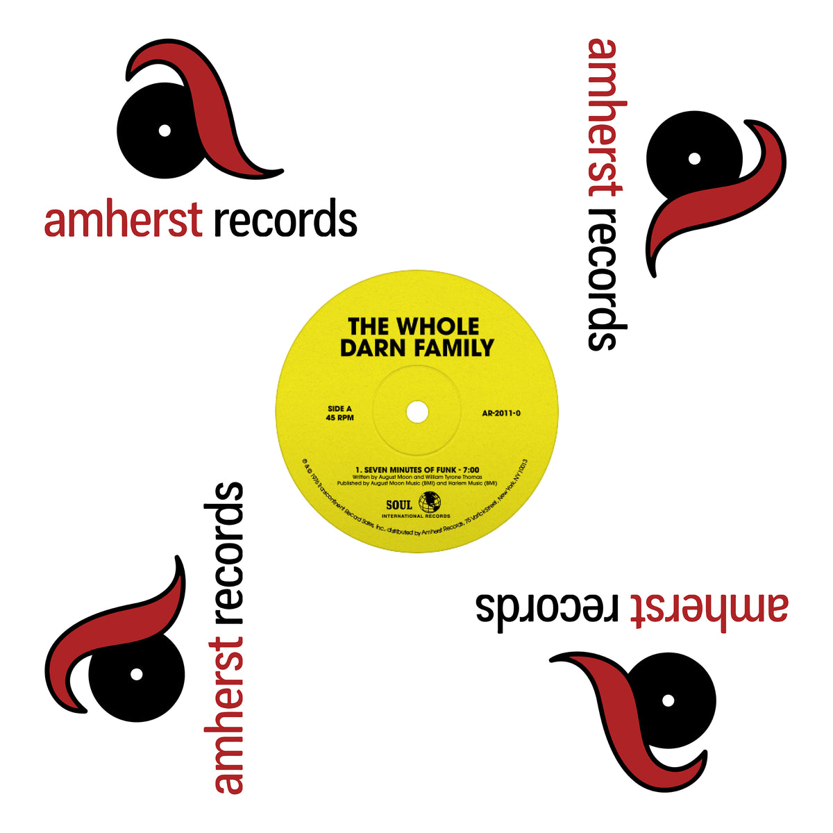 The Whole Darn Family: Seven Minutes of Funk/Ain't Nothing But Something to Do 12" Vinyl
