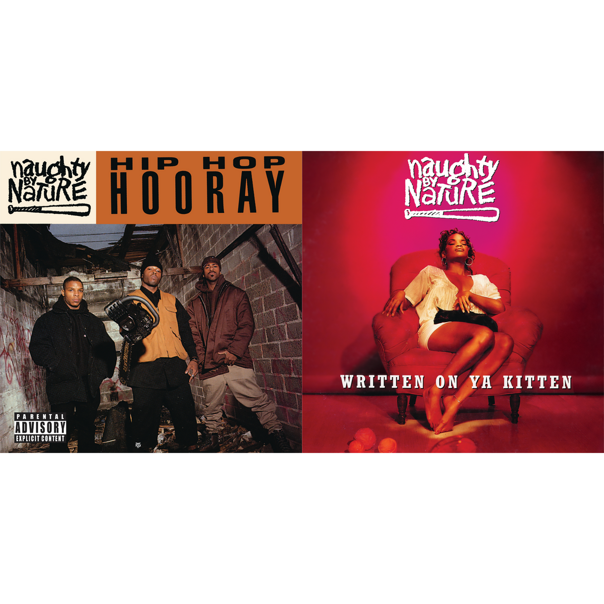 Naughty By Nature: Hip Hop Hooray/Written on Ya Kitten 7" Vinyl