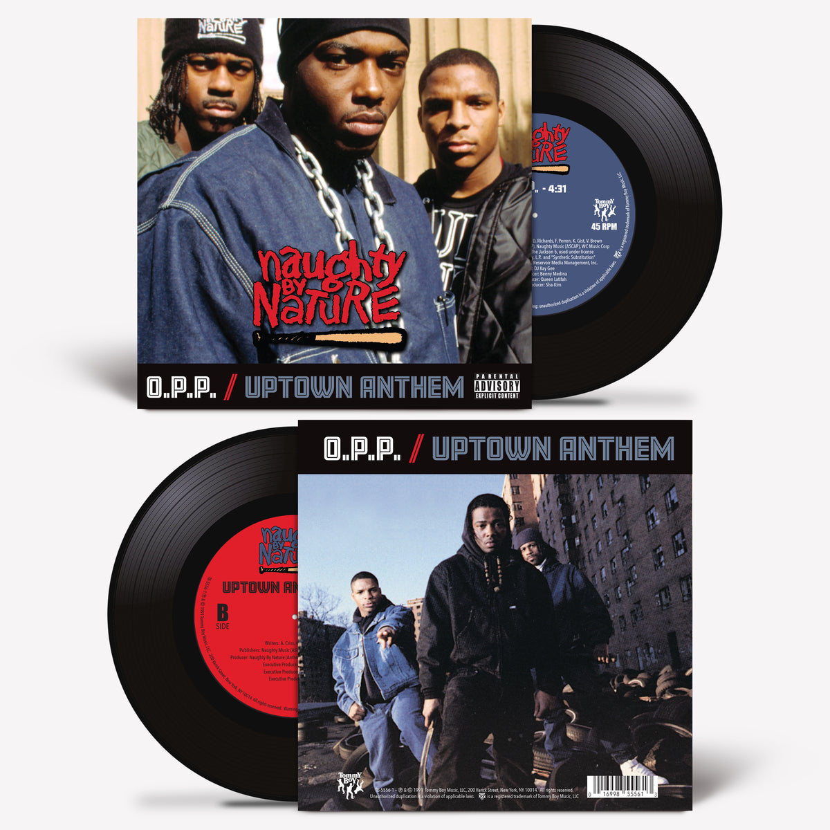 Naughty By Nature: O.P.P./Uptown Anthem 7" Vinyl