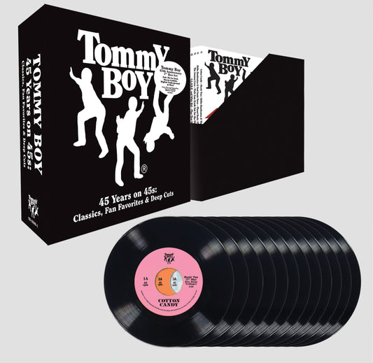 Various Artists: Tommy Boy - 45 Years on 45s: Classics, Fan Favorites & Deep Cuts Vinyl Box Set 12×7"